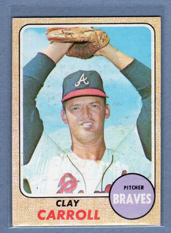 1968 Topps #412 Clay Carroll EX-MT  GO588