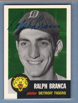 1991 Topps Archives #293 Ralph Branca Autograph Auto signed