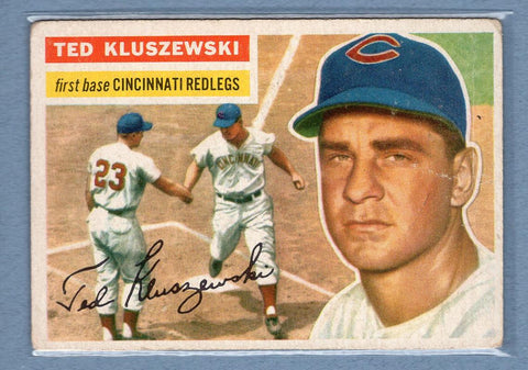 1956 Topps #25 Ted Kluszewski White Back (WB) VG-EX  GO460