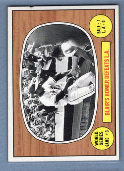 1967 Topps #153 World Series Game 3 (a) EX  GO301