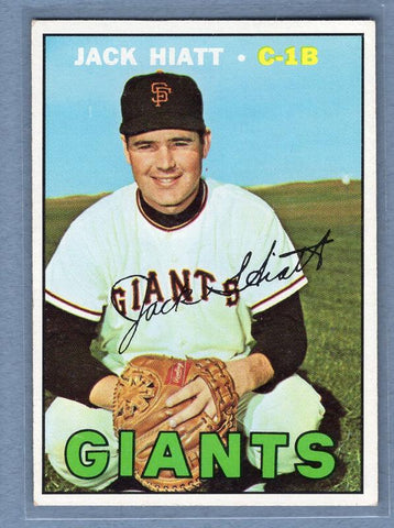 1967 Topps #368 Jack Hiatt EX  GO225