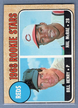 1968 Topps 384 Reds' Rookie Stars(Hal McRae) VG-EX SET BREAK
