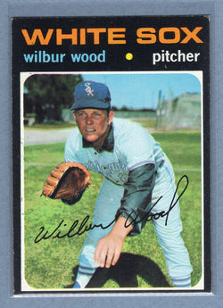 1971 Topps #436 Wilbur Wood  (b) EX-MT  GO550