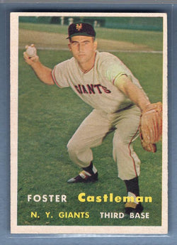 1957 Topps #237 Foster Castleman EX   GO100