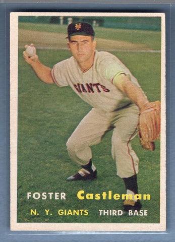 1957 Topps #237 Foster Castleman EX   GO100