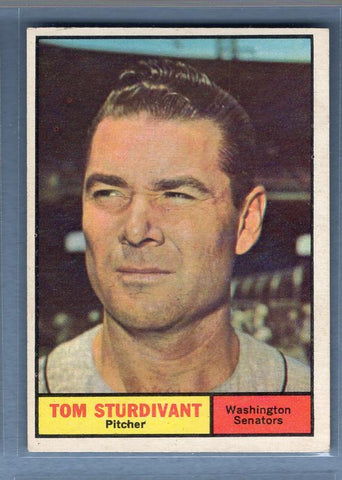 1961 Topps #293 Tom Sturdivant EX   GO269