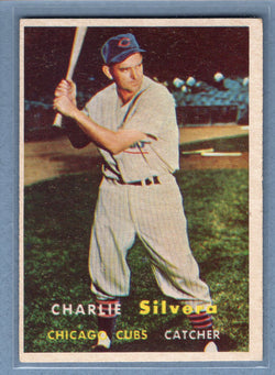 1957 Topps #255 Charlie Silvera EX  GO121
