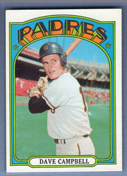 1972 Topps #384 Dave Campbell Ex-Nm