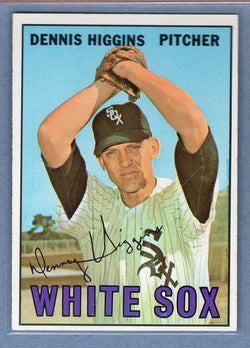 1967 Topps #52 Dennis Higgins EX-MT   GO415