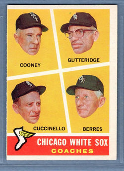 1960 Topps #458 White Sox Coaches EX-MT  Set Break C