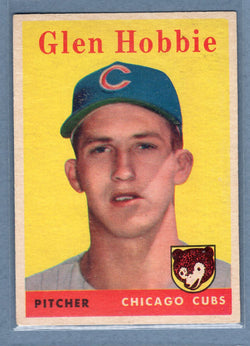 1958 Topps #467 Glen Hobbie (mk) (a) VG  GO501