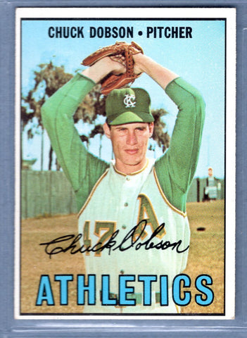 1967 Topps #438 Chuck Dobson EX-MT  GO510