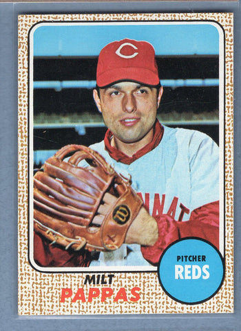 1968 Topps #74 Milt Pappas EX-MT  GO545