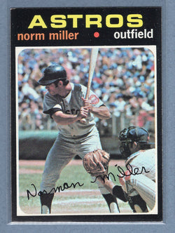 1971 Topps #18 Norm Miller  (b) EX-MT  GO775