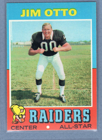 1971 Topps #151 Jim Otto (HOF) (c) EX-MT  GO600