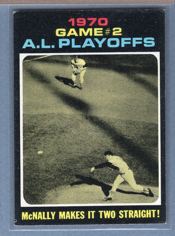 1971 Topps #196 A.L. Playoff Game 2 EX  GO950