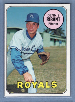 1969 Topps #463 Dennis Ribant (a) EX-MT  GOWAYY