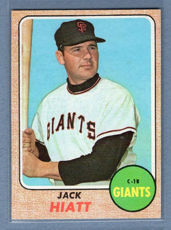 1968 Topps #419 Jack Hiatt EX-MT  GO588