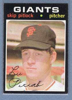 1971 Topps #19 Skip Pitlock  (a) EX-MT  GO775