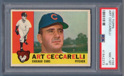 1960 Topps #156 Art Ceccarelli (41842373) PSA 8