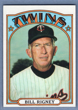 1972 Topps #389 Bill Rigney Ex-Nm