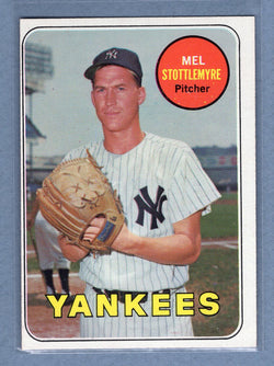 1969 Topps #470 Mel Stottlemyre (a) EX-MT  GOWAYY