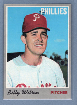 1970 Topps #28 Billy Wilson   EX-MT  GOY