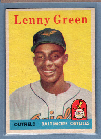 1958 Topps #471 Lenny Green (mk) (b) G-VG  GO501