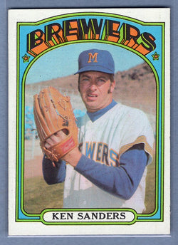 1972 Topps #391 Ken Sanders Ex-Nm