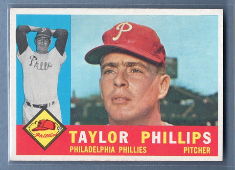 1960 Topps # 211 Taylor Phillips EX-MT High Grade Set Break