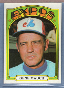 1972 Topps #276 Gene Mauch MG (a) EX-MT  GO544