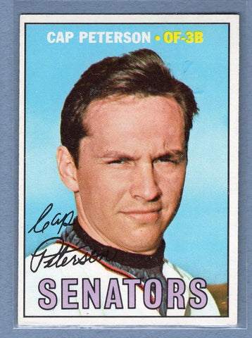 1967 Topps #387 Cap Peterson EX  GO225