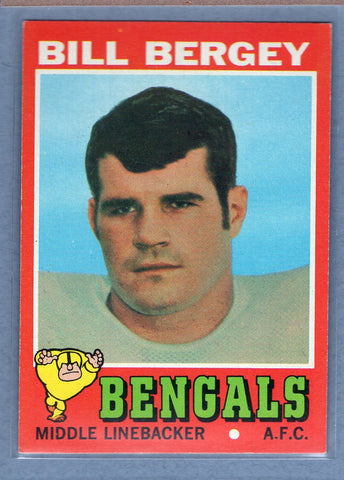 1971 Topps #155 Bill Bergey (c) EX-MT  GO600