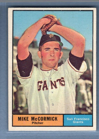 1961 Topps #305 Mike McCormick EX   GO269