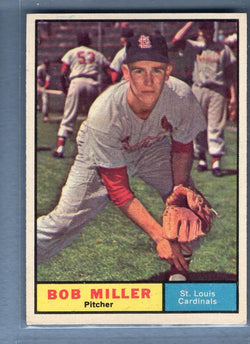 1961 Topps #314 Bob Miller EX   GO269