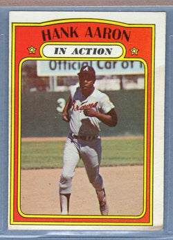 1972 Topps #300 Hank Aaron IA (a) EX  GO544