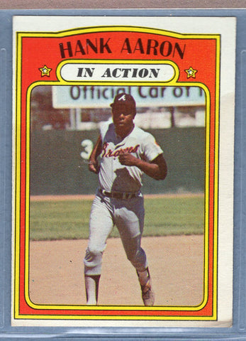 1972 Topps #300 Hank Aaron IA (a) EX  GO544