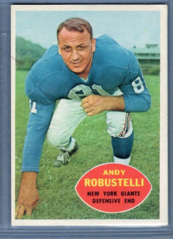 1960 Topps #81 Andy Robustelli (HOF) EX-MT  GO131
