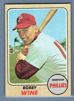 1968 Topps 396 Bobby Wine(1) VG-EX SET BREAK