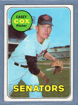 1969 Topps #383 Casey Cox VG-EX  GO661