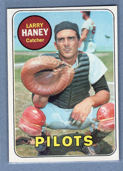 1969 Topps #209 Larry Haney (b) EX-MT  GOWABB