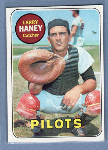 1969 Topps #209 Larry Haney (b) EX-MT  GOWABB