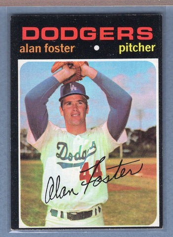 1971 Topps #207 Alan Foster (a) EX  GO950