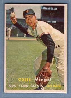 1957 Topps #365 Ossie Virgil EX   GO100