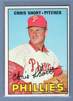 1967 Topps #395 Chris Short(mk) VG  GO225