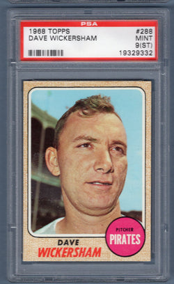 1968 Topps #288 Dave Wickersham (19329332) PSA 9 (ST)