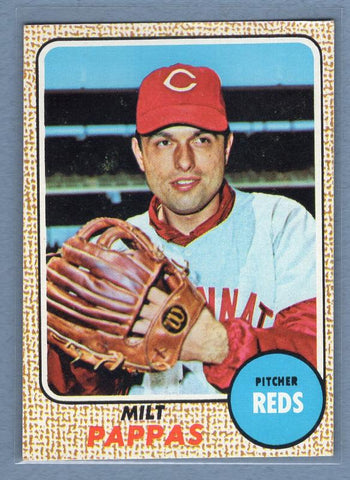 1968 Topps #74 Milt Pappas (a) EX-MT  GO339