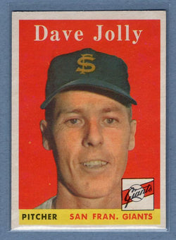 1958 Topps #183 Dave Jolly EX    GO30