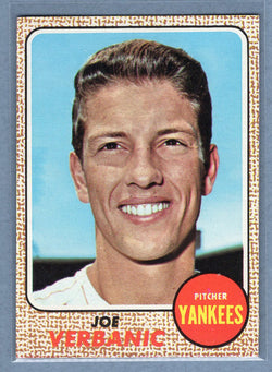 1968 Topps #29 Joe Verbanic (b)EX-MT  GO507