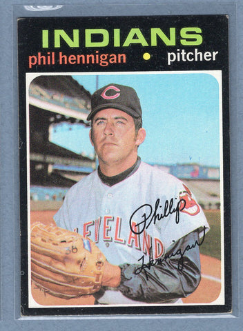 1971 Topps #211 Phil Hennigan (a) EX  GO950